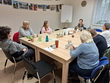 20.04.2026 - Na fotografii zleva: p. Dolejší, p. Šopová, sl. Šárka (praktikantka), ředitelka p. Mgr. Bělovová Dolejší, p. Voráčková, p. Limberk, p. Limberková