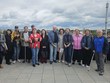 Společná fotografie na terase. Zleva: p. Bělohlávek, p. Bělohlávková (manželka p. Bělohlávka), p. Neckářová, p. Spáčil, p. Šopa, p. Jakubík, p. Parkosová, DiS., p. Bc. Havlíková, DiS., MBA, p. Dolejší (manžel p. Dolejší), p. Dolejší, ředitelka p. Mgr. Bělovová Dolejší, p. Šopová, p. Blechová, p. Ing. Tomek